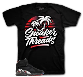 Retro 8 Playoffs Shirt - ST Palms - Black