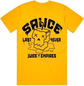 SAUCE : Gold Sneaker Tees Shirt (black ink)