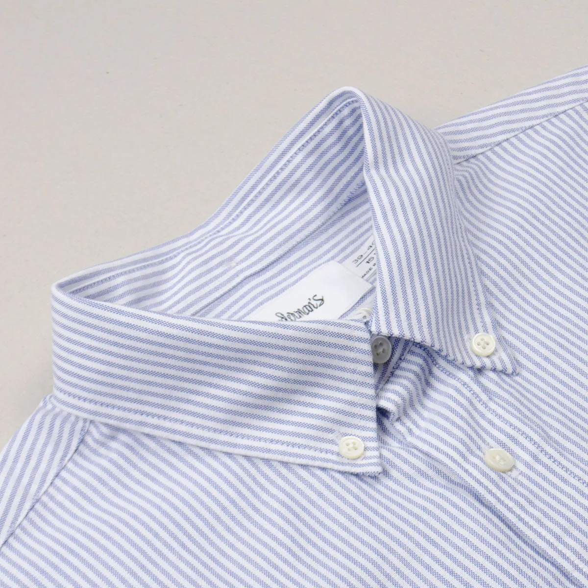 Schnayderman's - Oxford Shirt Regular Stripe - Blue & White