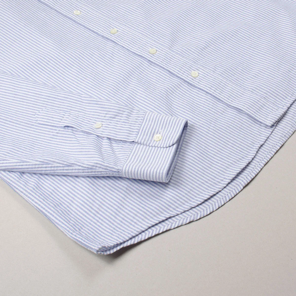 Schnayderman's - Oxford Shirt Regular Stripe - Blue & White