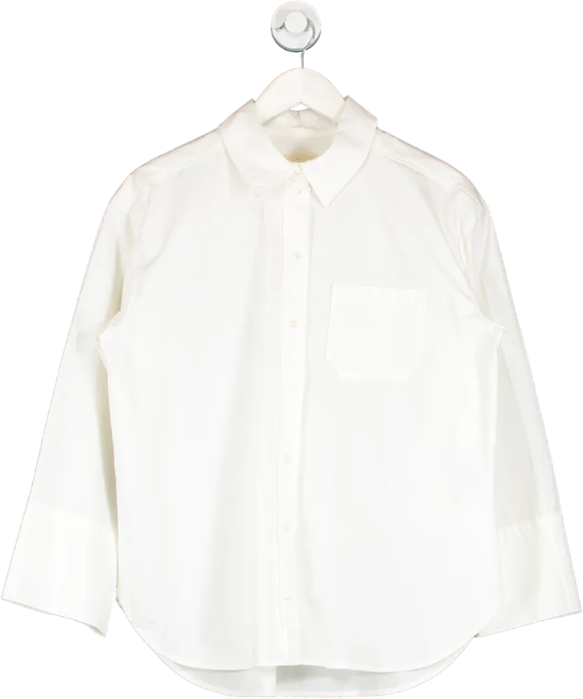 Sezane White Max Shirt UK 8