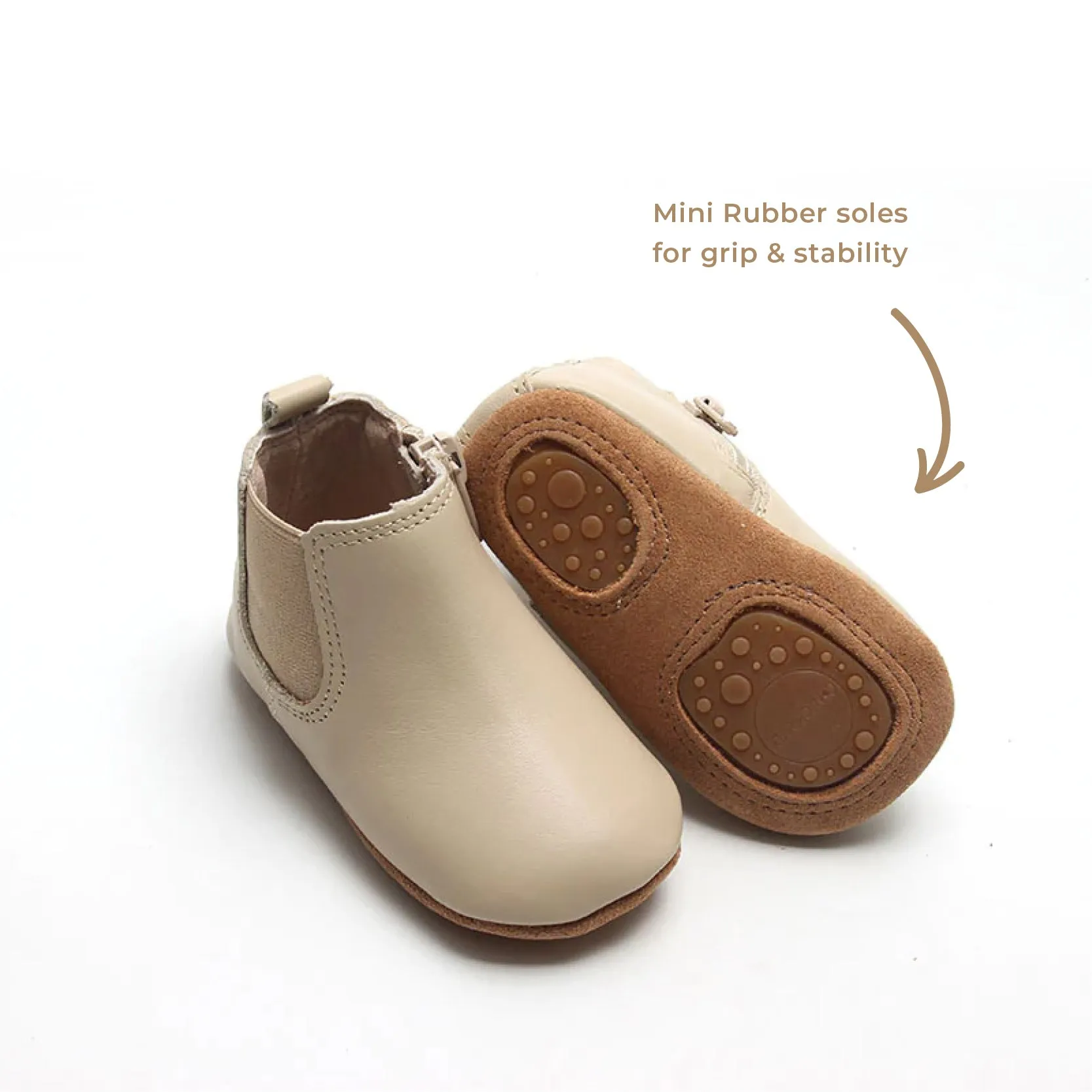 Soft Sole Chelsea Boot Bone