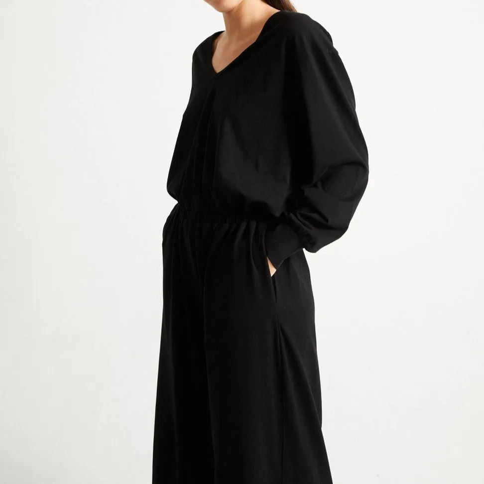 SONATA Jumpsuit Black Organic Cotton