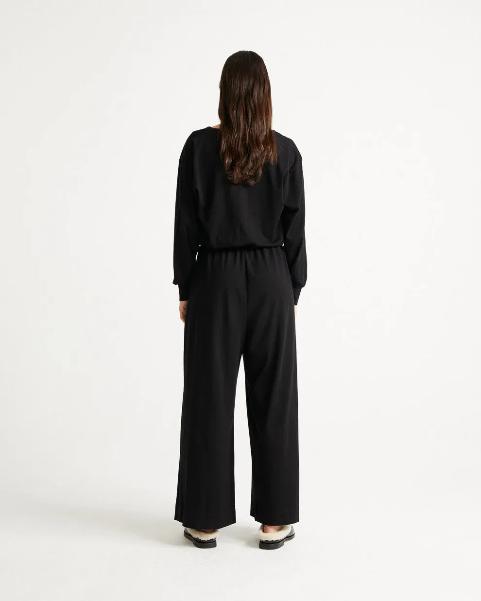 SONATA Jumpsuit Black Organic Cotton