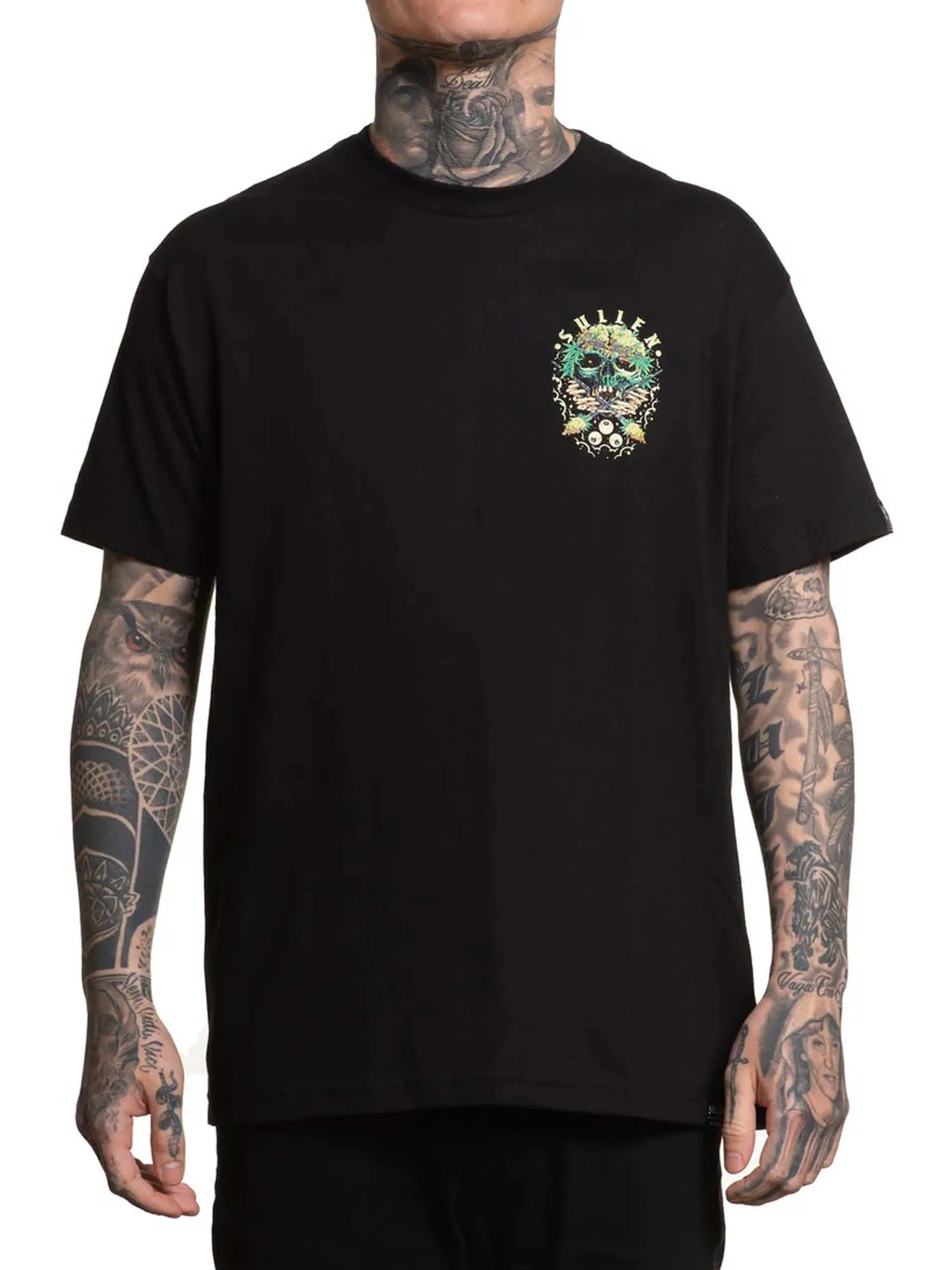 Sullen Men's Cannabis Badge Short Sleeve Standard T-shirt