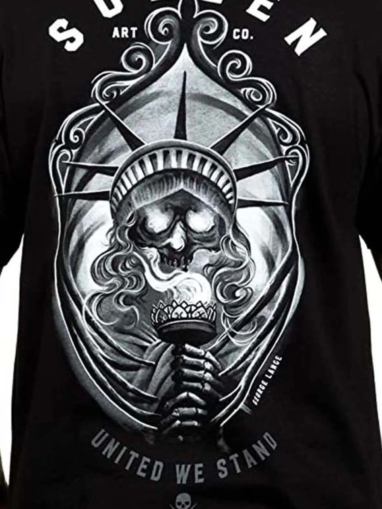 Sullen Men's United Short Sleeve Black T-shirt