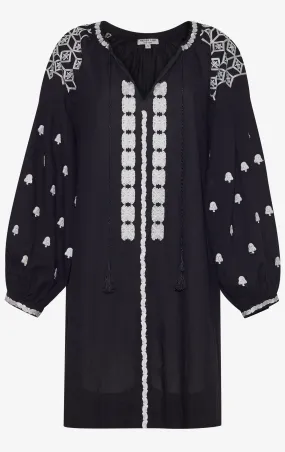 Thalia Kaftan Dress | Black