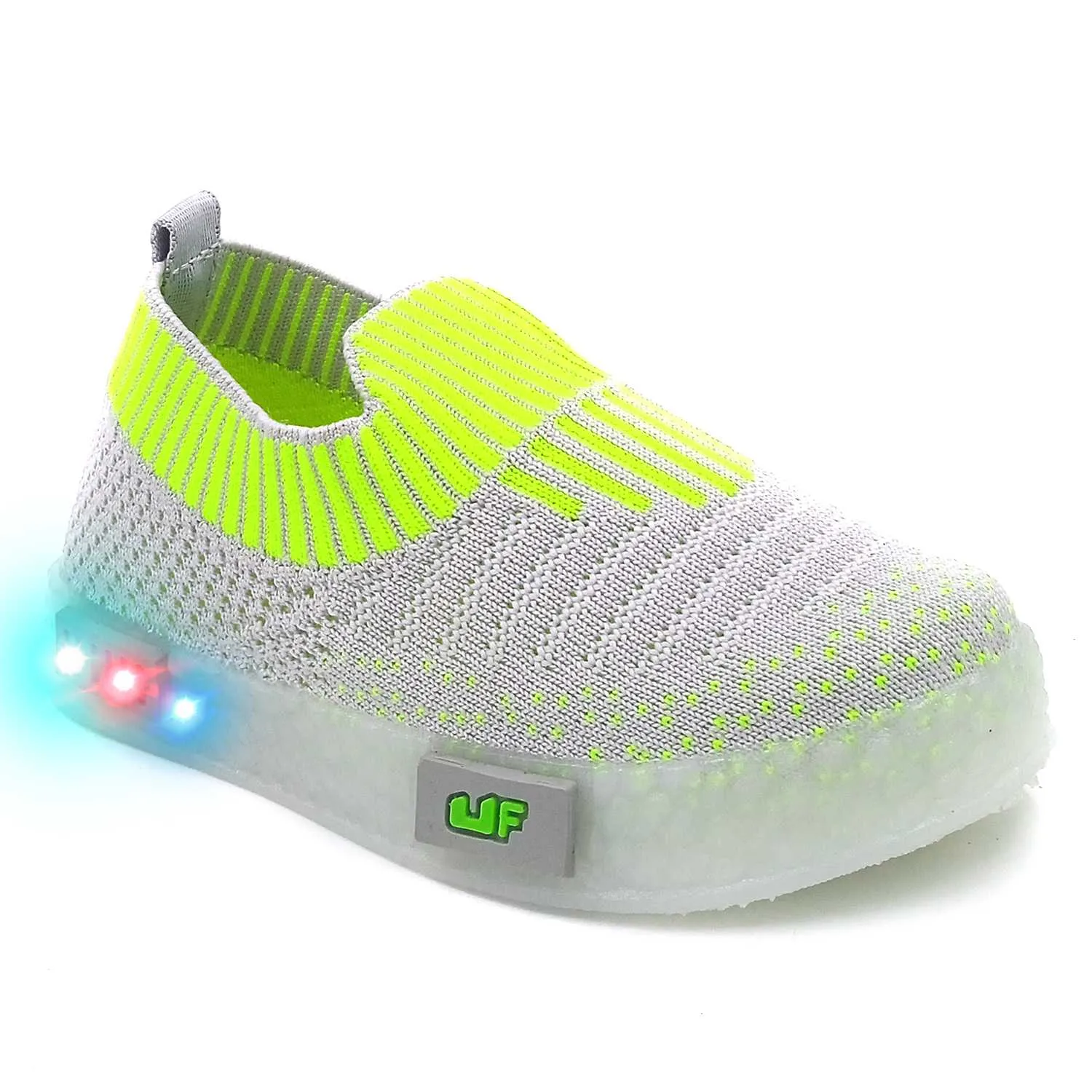 URBANFEET  BREATHABLE SLIP-ON SHOES WITH LED LIGHTS