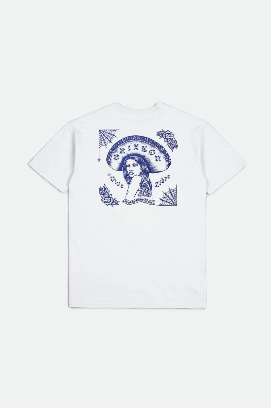 Vive Libre S/S Standard Tee - White