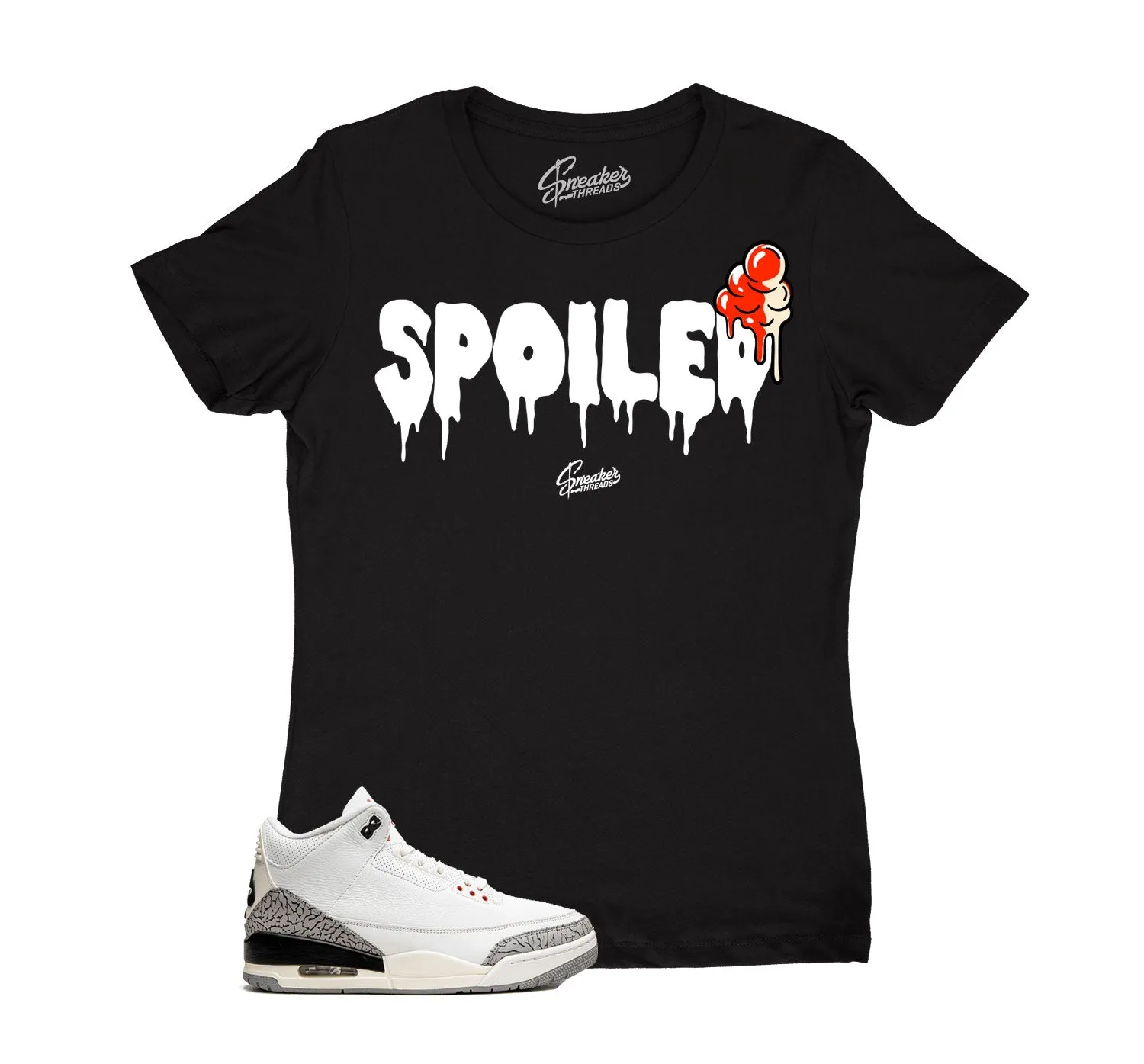 Womens - Reimagined White Cement 3 Spoiled Shirt