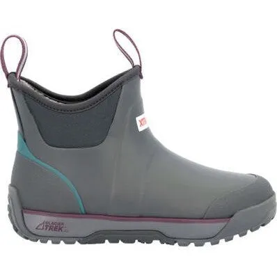 Xtratuf Women's Fleege Lined WP Ankle Deck Work Boot -Grey- AIWR100